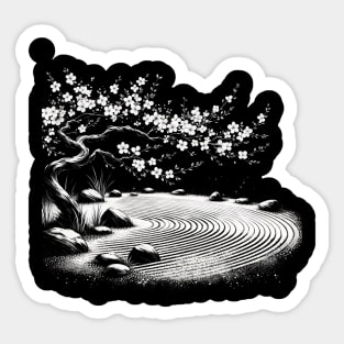 Zen Garden Enlightenment Sticker